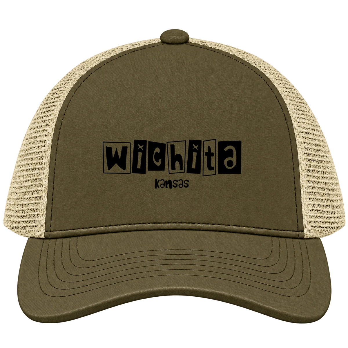 Wichita, Kansas Hometown Trucker Cap