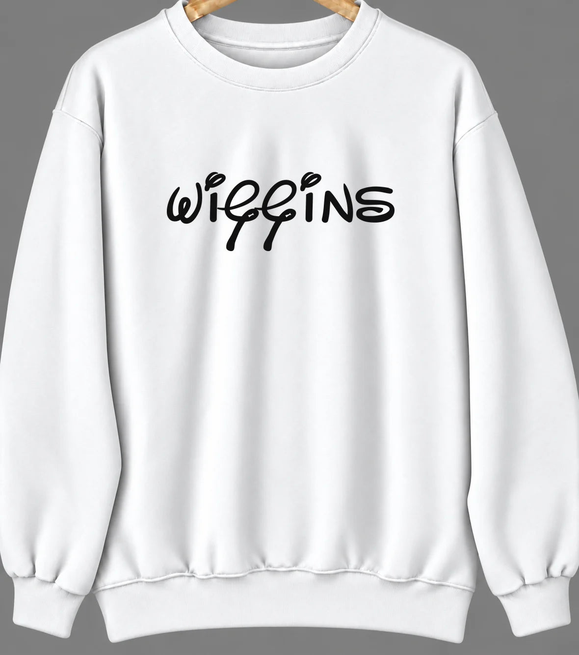 Wiggins, Colorado Hometown Crewneck — White