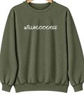 Willacoochee, Georgia Hometown Crewneck — Military Green