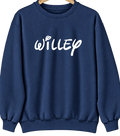 Willey, Iowa Hometown Crewneck — Navy