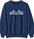 Willis, Kansas Hometown Crewneck — Navy
