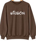 Wilson, Louisiana Hometown Crewneck — Brown