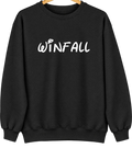 Winfall, North Carolina Hometown Crewneck — Black