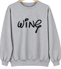 Wing, North Dakota Hometown Crewneck — Sport Grey