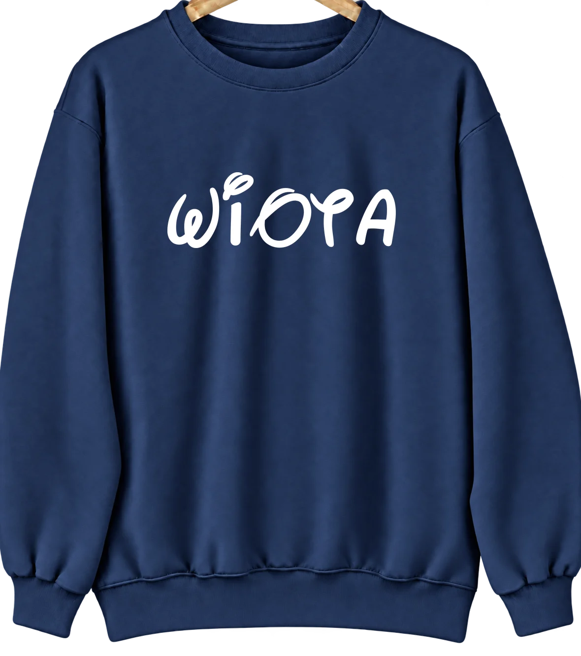 Wiota, Iowa Hometown Crewneck — Navy