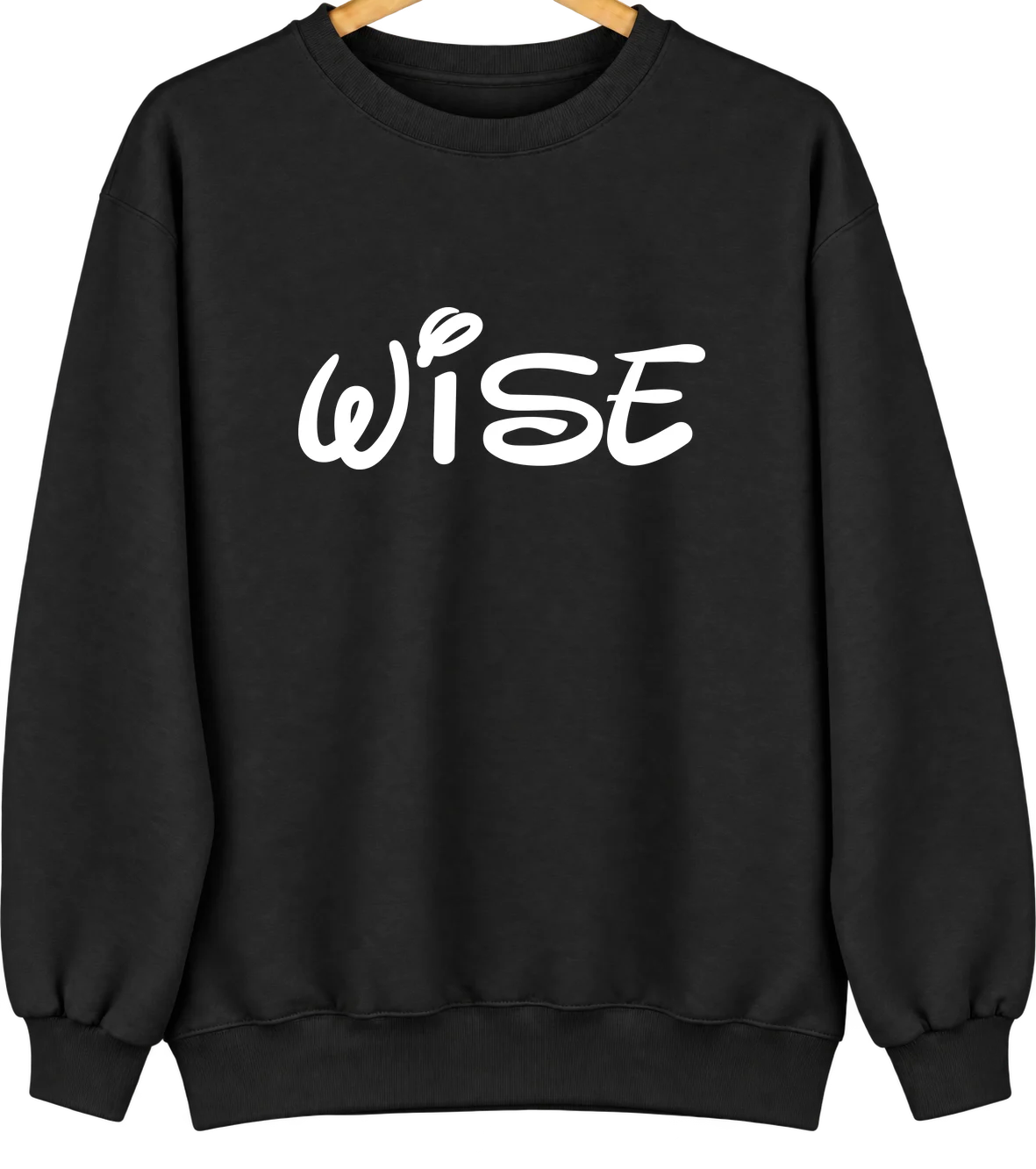 Wise, Virginia Hometown Crewneck — Black