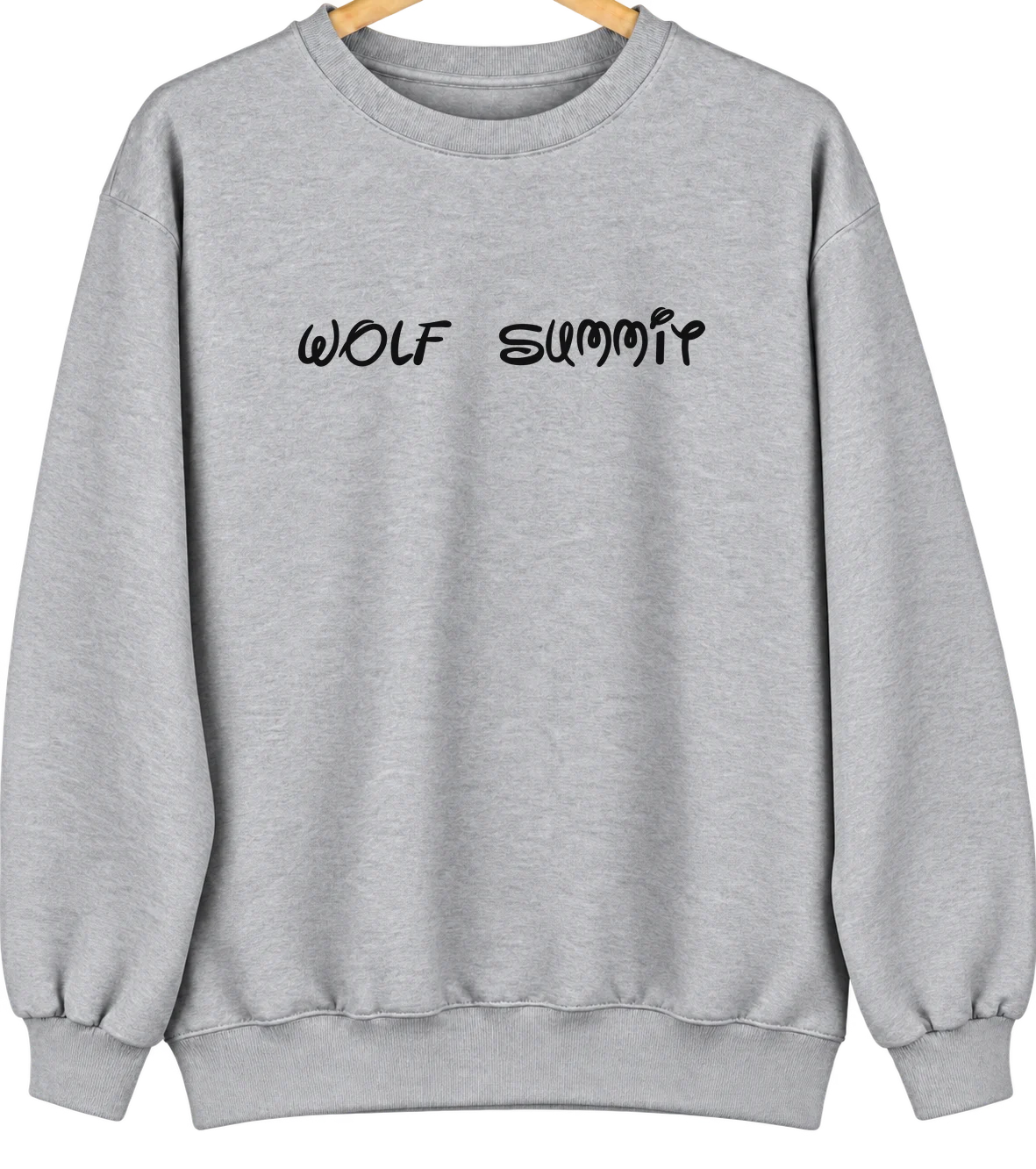 Wolf Summit, West Virginia Hometown Crewneck — Sport Grey
