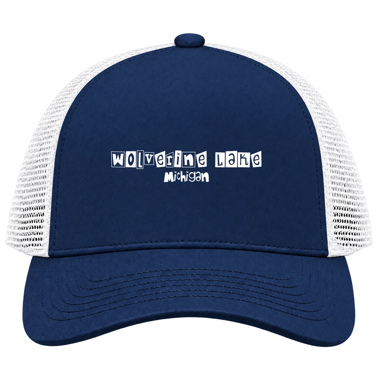 Wolverine Lake, Michigan Hometown Trucker Cap
