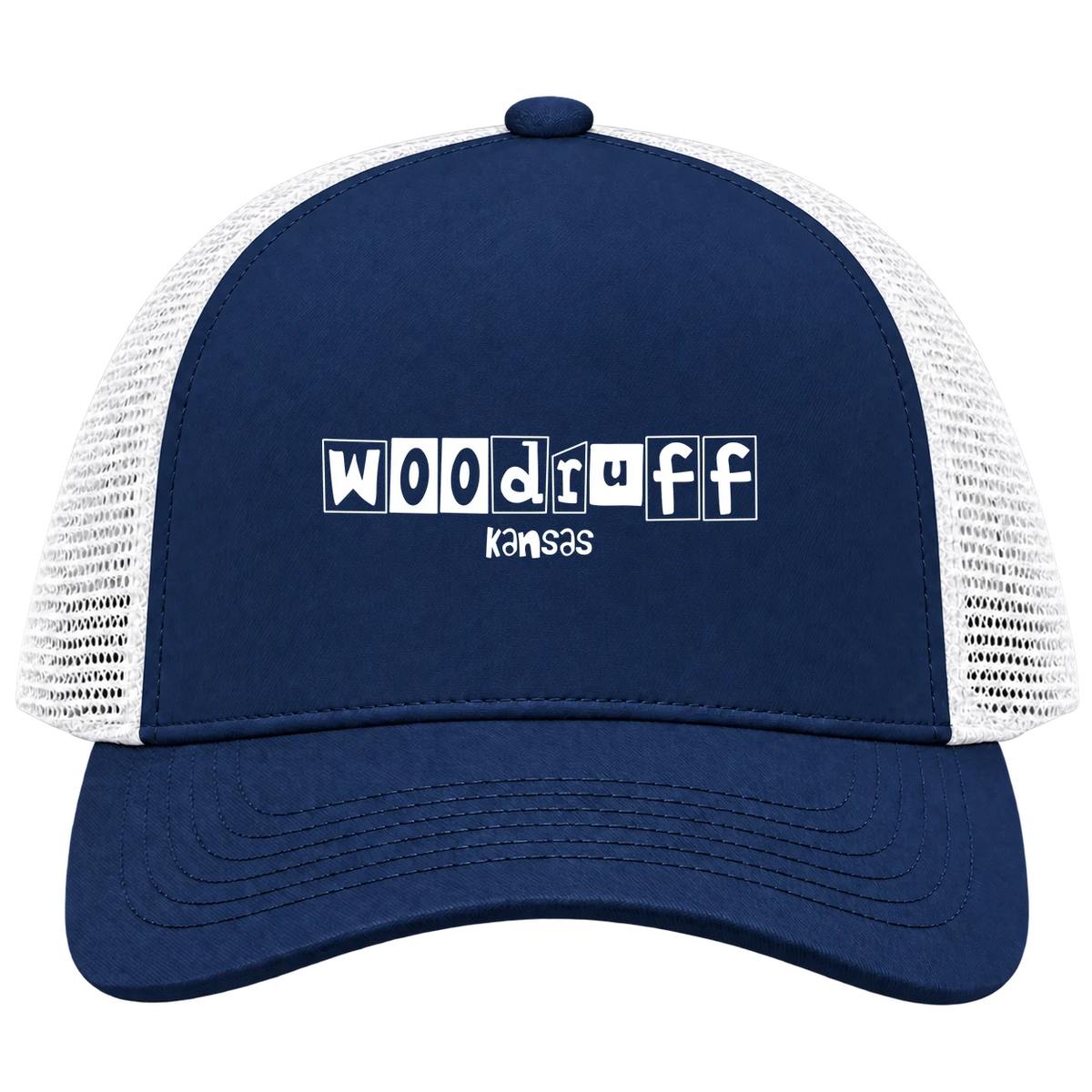 Woodruff, Kansas Hometown Trucker Cap