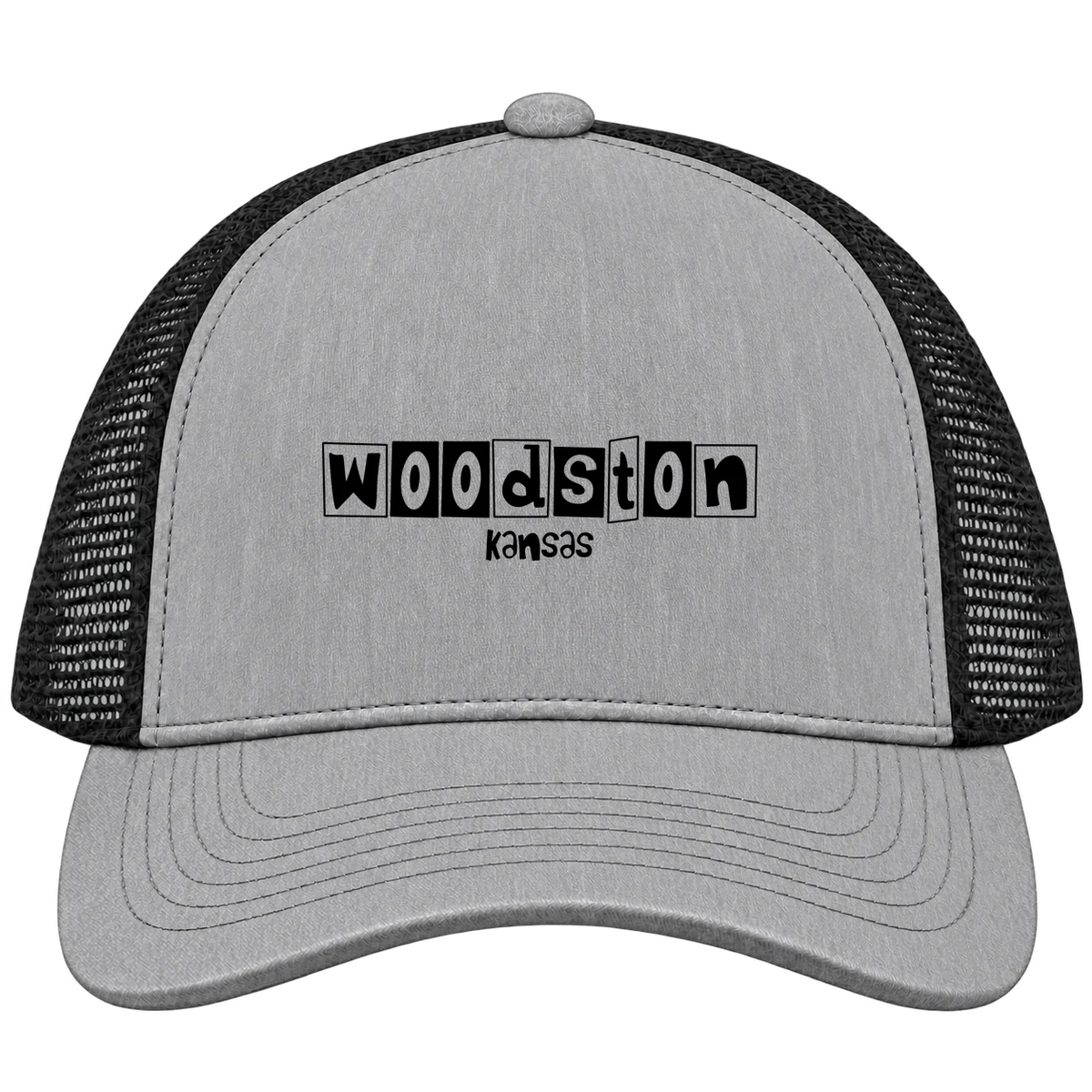 Woodston, Kansas Hometown Trucker Cap