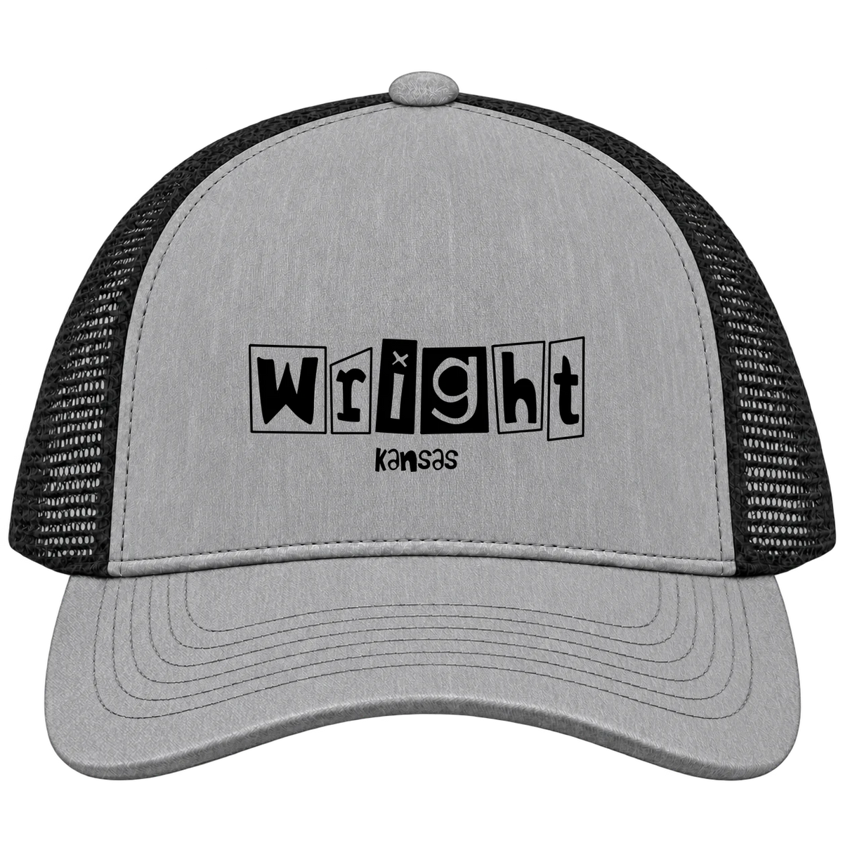 Wright, Kansas Hometown Trucker Cap
