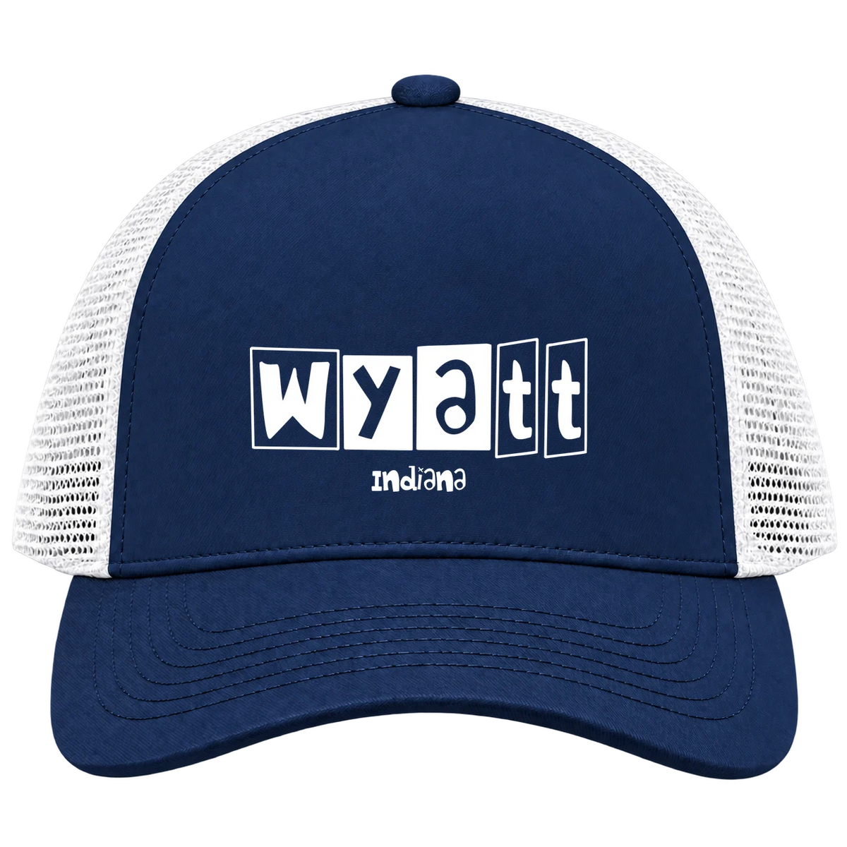 Wyatt, Indiana Hometown Trucker Cap