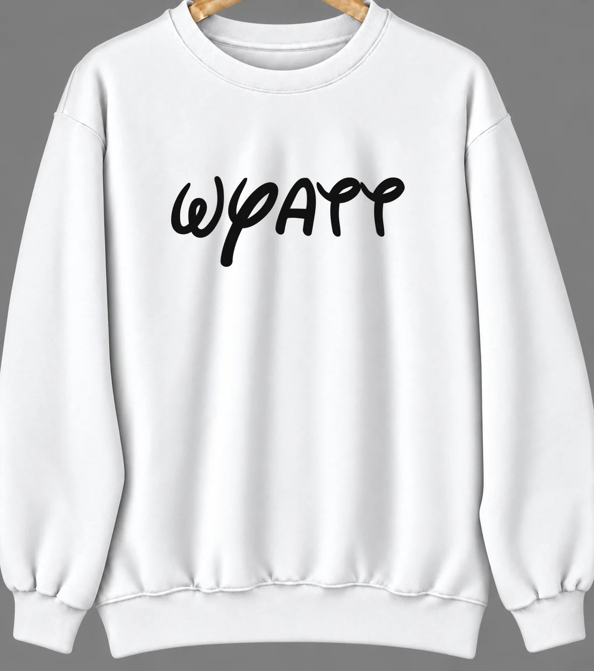 Wyatt, Missouri Hometown Crewneck — White