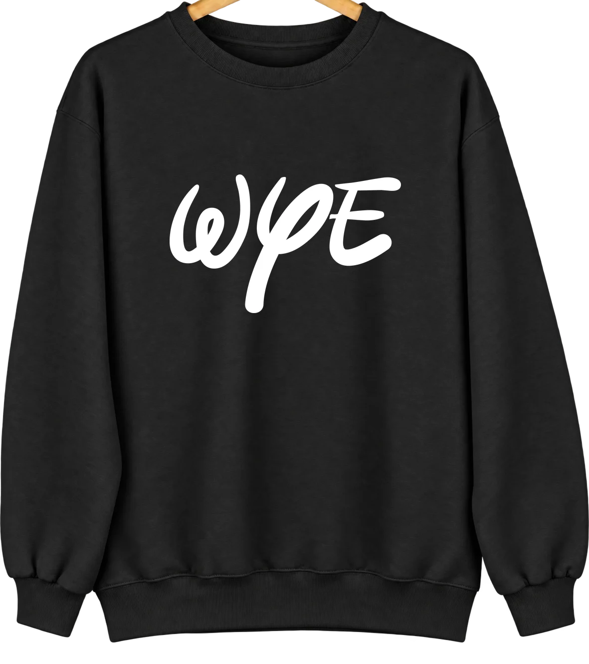 Wye, Montana Hometown Crewneck — Black
