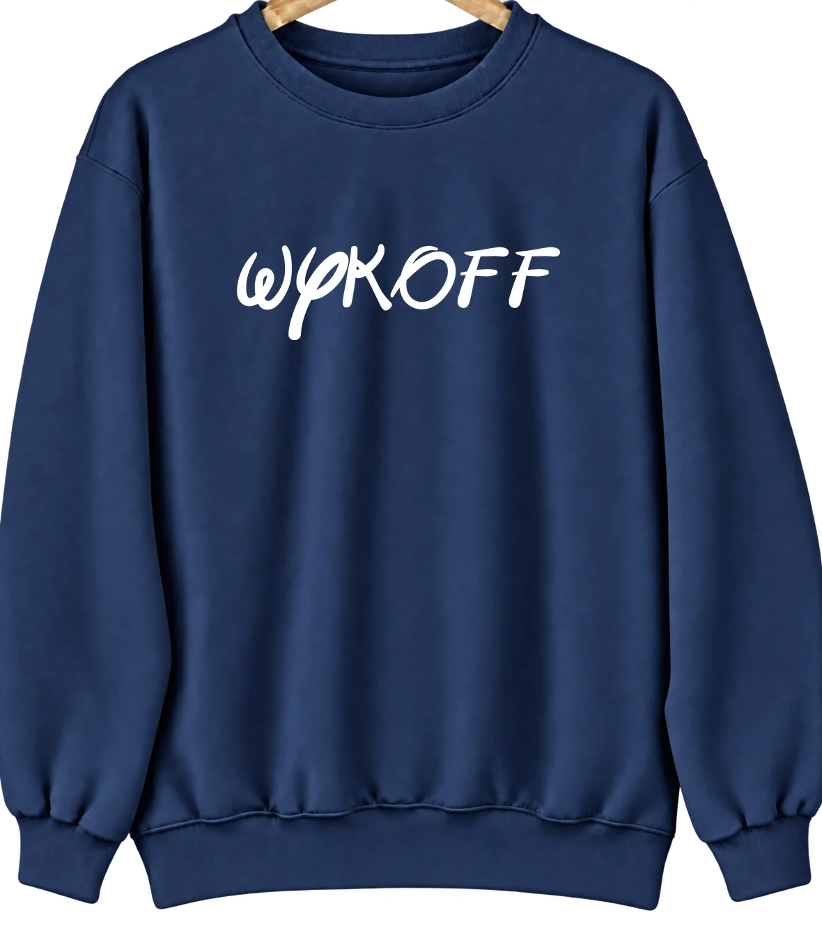 Wykoff, Minnesota Hometown Crewneck — Navy