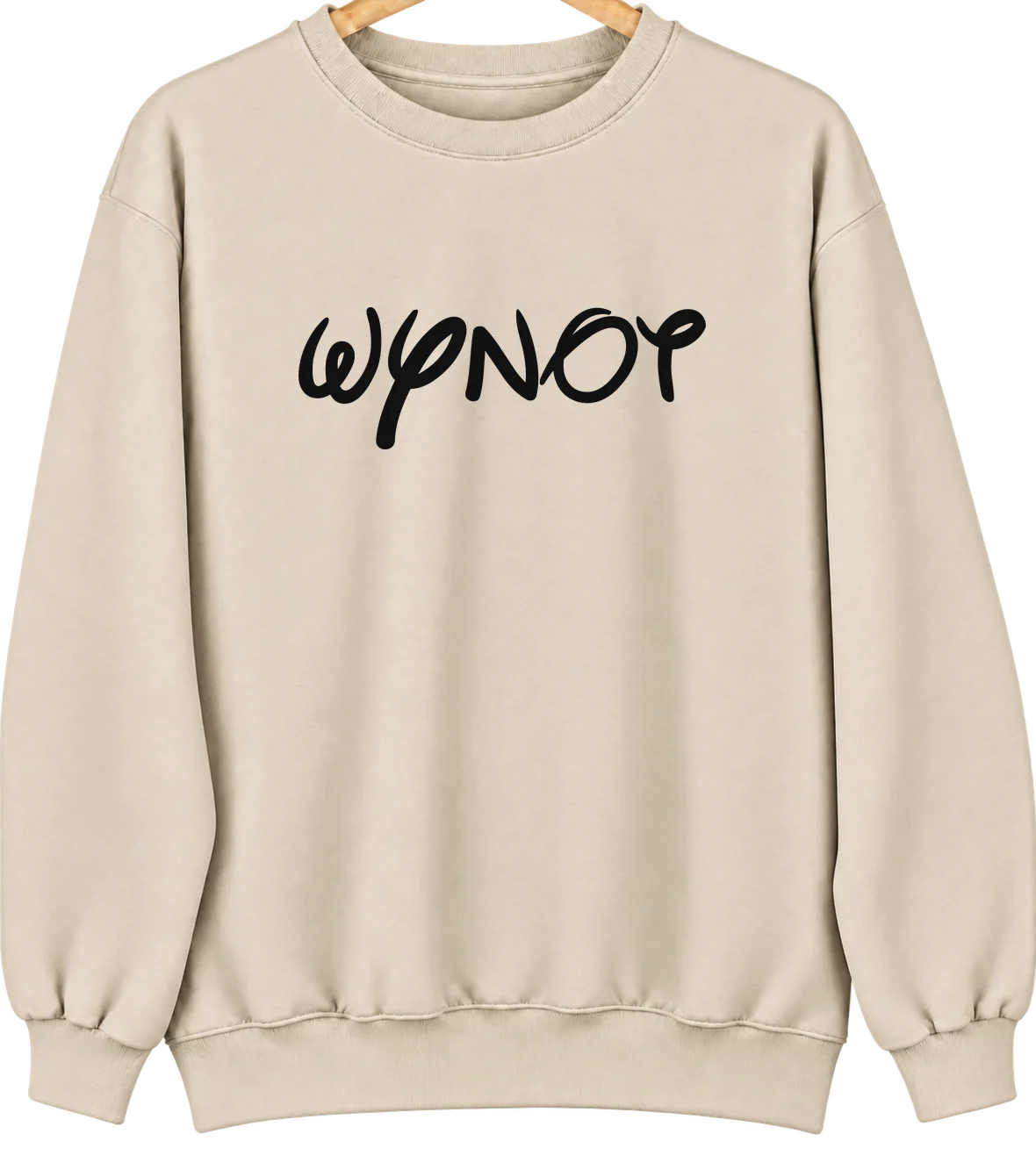 Wynot, Nebraska Hometown Crewneck — Sand