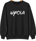 Wyola, Montana Hometown Crewneck — Black