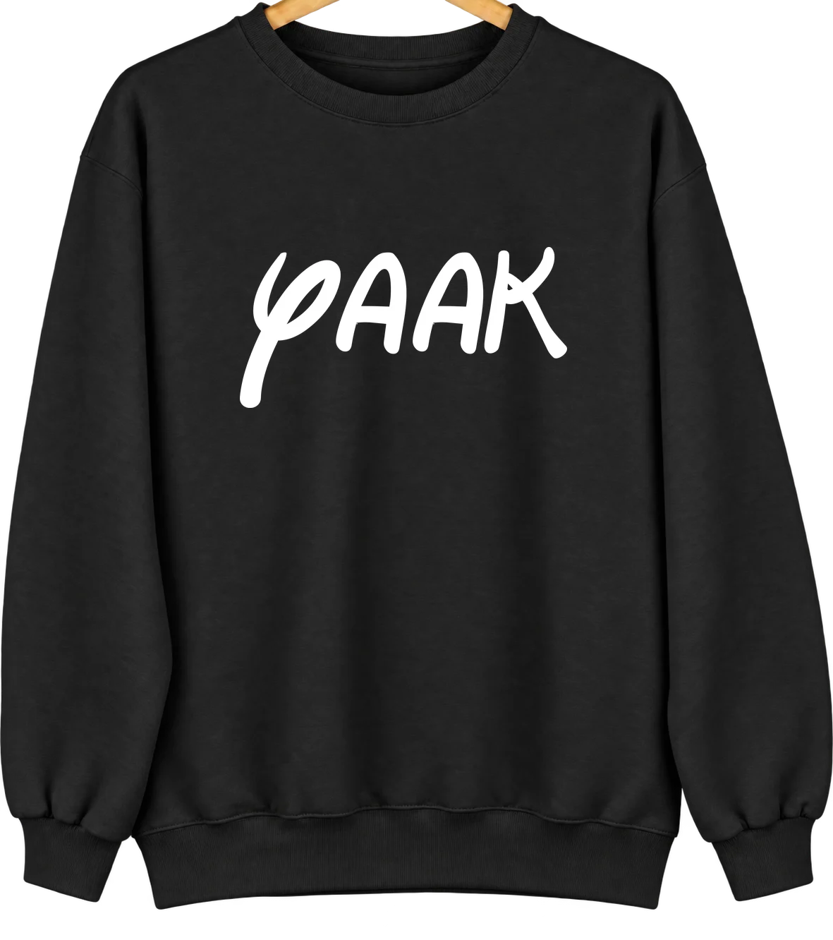 Yaak, Montana Hometown Crewneck — Black