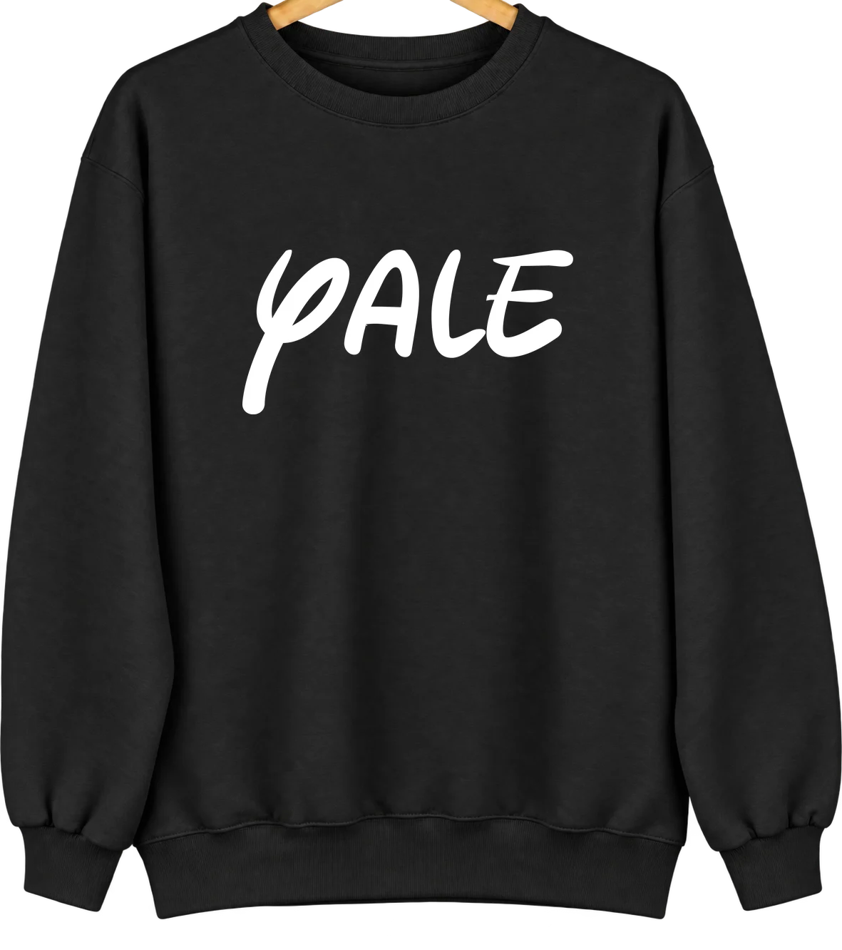 Yale, Iowa Hometown Crewneck — Black
