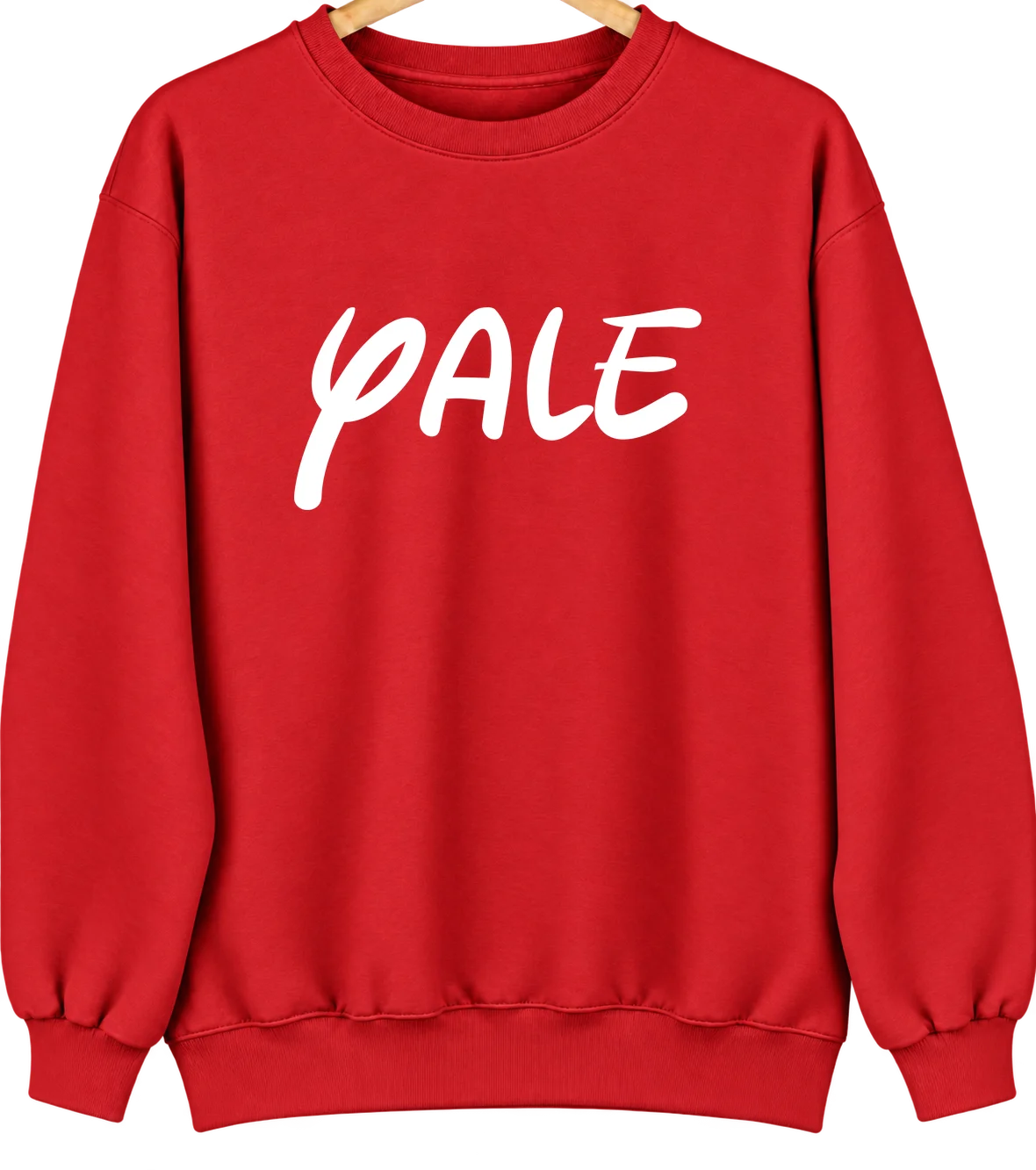 Yale, Oklahoma Hometown Crewneck — Red