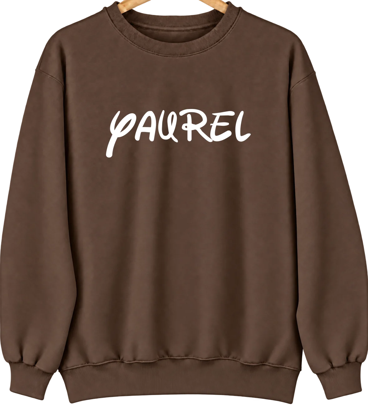 Yaurel, Puerto Rico Hometown Crewneck — Brown
