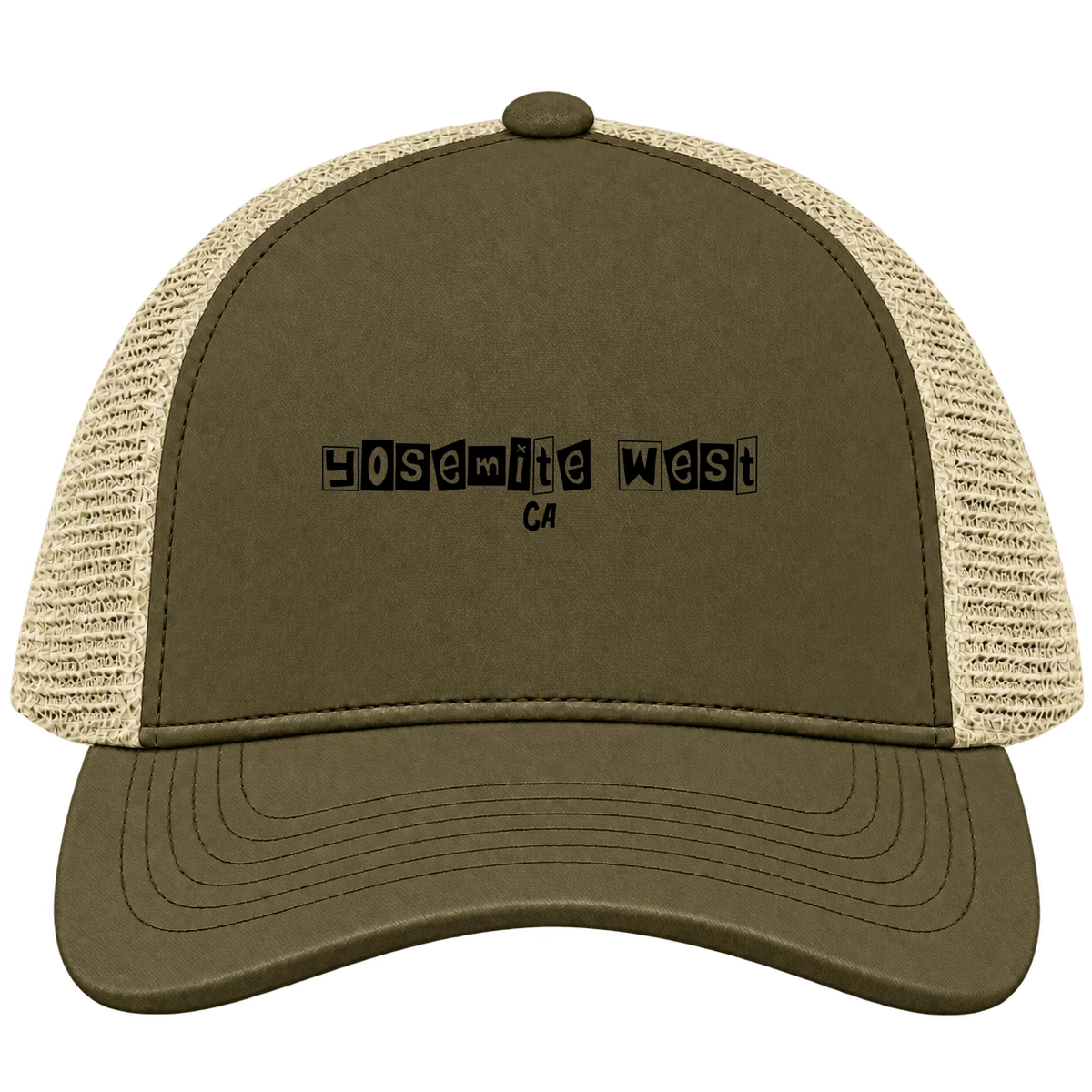Yosemite West, CA Hometown Trucker Cap
