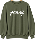 Young, Arizona Hometown Crewneck — Military Green