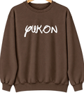 Yukon, Oklahoma Hometown Crewneck — Brown