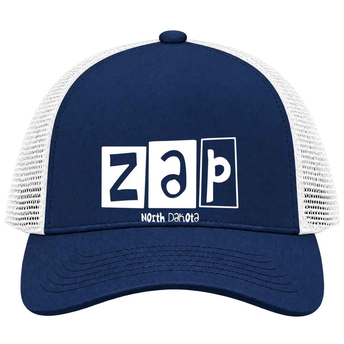 Zap, North Dakota Hometown Trucker Cap