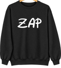 Zap, North Dakota Hometown Crewneck — Black