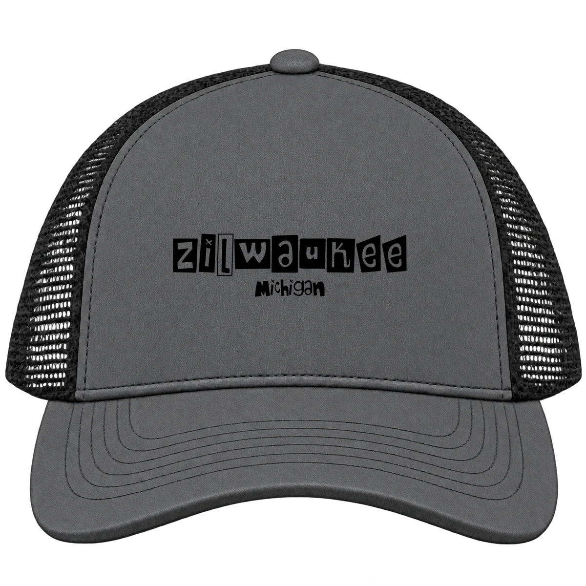 Zilwaukee, Michigan Hometown Trucker Cap