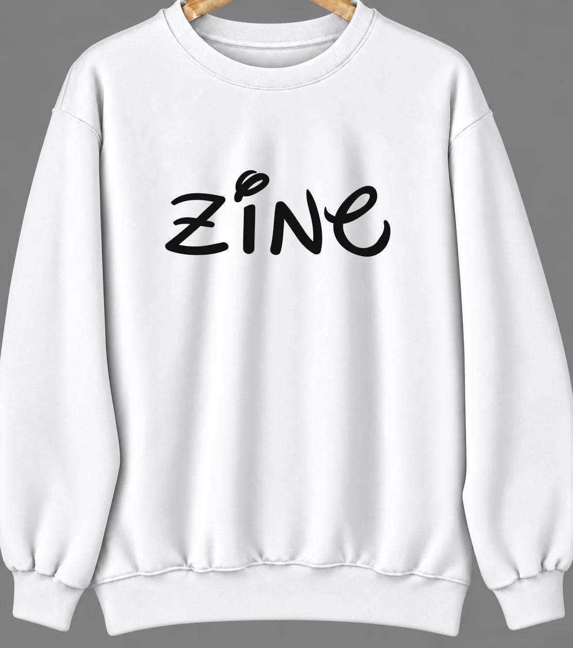 Zinc, Arkansas Hometown Crewneck — White
