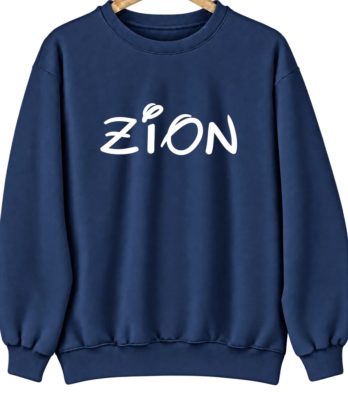 Zion, Illinois Hometown Crewneck — Navy
