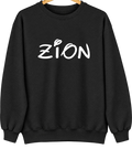 Zion, Oklahoma Hometown Crewneck — Black